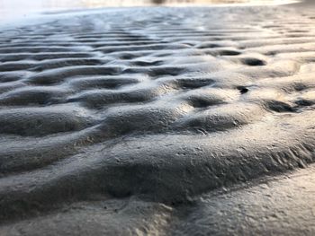 Full frame shot of sand at beach