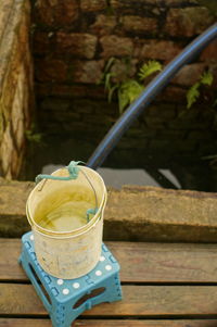 Close-up of drink on table