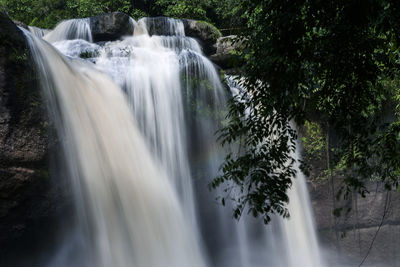 Haew suwat waterfall at khao yai national park, nakhon ratchasima province, thailand