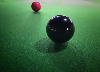 Close-up of ball on table