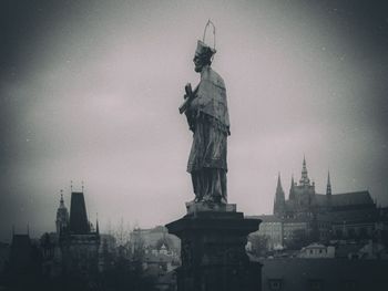 Low angle view of historic building against sky