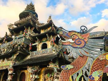 Low angle view of temple