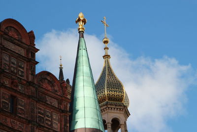 Low angle view of cathedral against sky