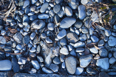 Full frame shot of pebbles