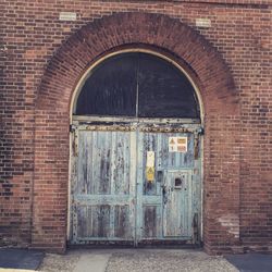 Entrance of old building