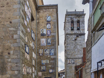 Low angle view of historical building