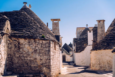 Low angle view of historic building against sky