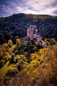 Burg eltz in autumn, castle in germany