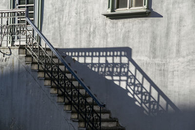 Low angle view of staircase
