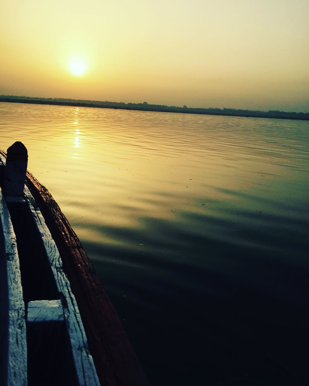 SCENIC VIEW OF SEA DURING SUNSET