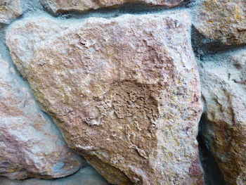 Close-up of weathered wall