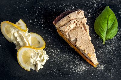 Directly above shot of fruits in plate