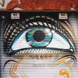 Information sign on wall