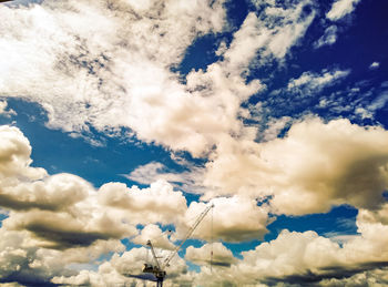 Low angle view of clouds in sky