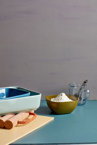 Kitchen prep glassware still life