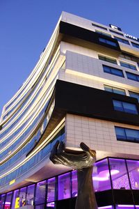 Low angle view of building against sky