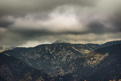 Scenic view of mountain against sky