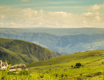 Scenic view of landscape against sky