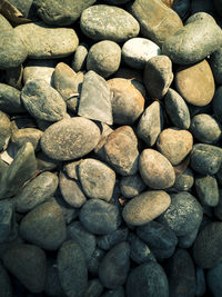 Full frame shot of stones