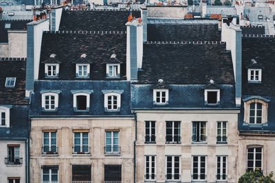 Full frame shot of old buildings in city