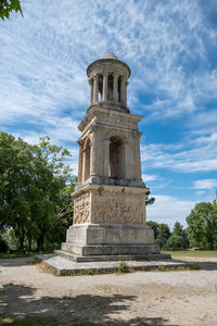 Low angle view of a temple