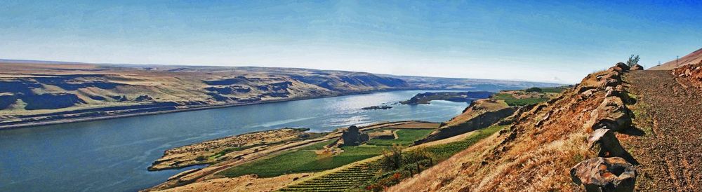 Aerial view of landscape