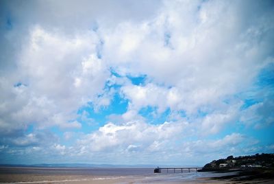 Panoramic view of sea against sky