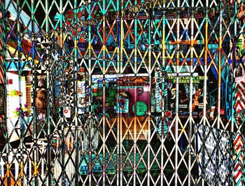 Full frame shot of chainlink fence