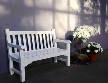 Empty chairs and table at home
