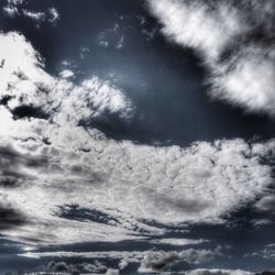 Low angle view of cloudscape