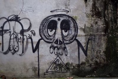 Graffiti on wall