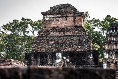 Low angle view of a temple