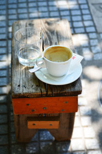 Close-up of coffee cup