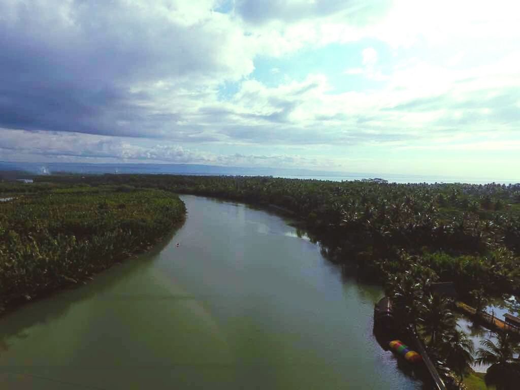 SCENIC VIEW OF FARMS AGAINST SKY