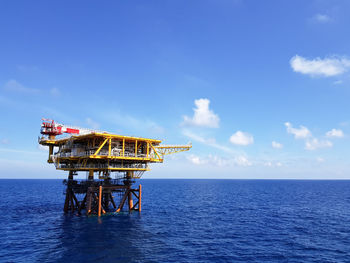 Offshore platform in sea