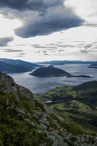 Scenic view of landscape against sky