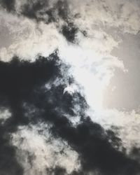 Low angle view of clouds in sky