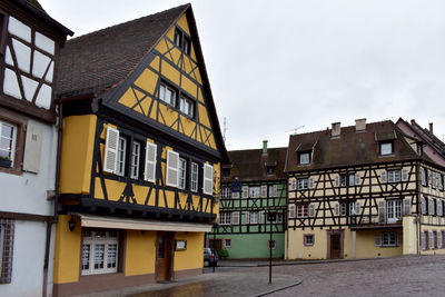 Low angle view of building against sky