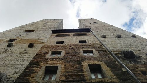 Low angle view of building against sky