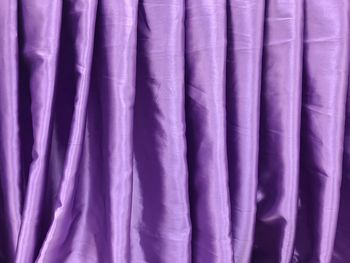 Full frame shot of purple curtain