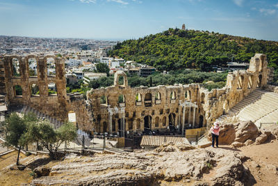 View of old ruin