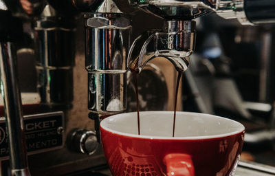 Close-up of coffee cup