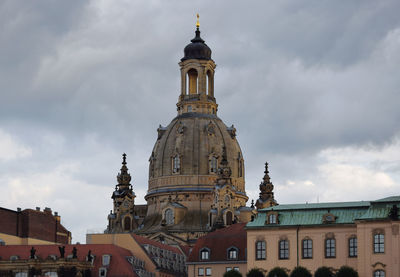 View of cathedral against cloudy sky