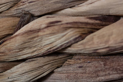 Full frame shot of wood weave