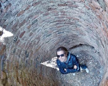 Portrait of young woman