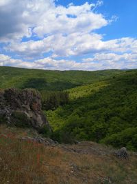 Scenic view of landscape against sky