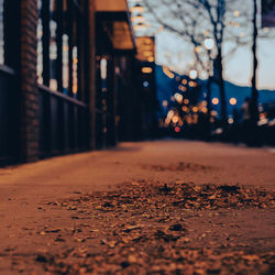 Illuminated street