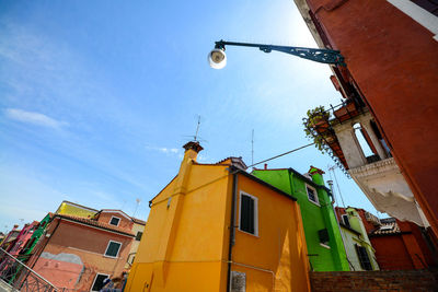 Low angle view of building against sky