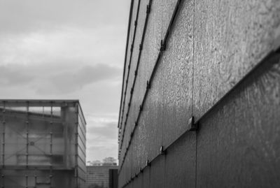 Low angle view of building against sky