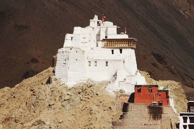 Low angle view of old building